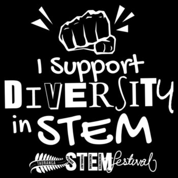 I Support Diversity in STEM - Women Dark Design